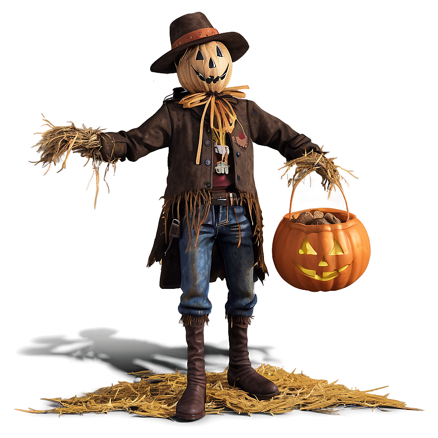 Scarecrow Scavenger Trick Or Treat Png Jfc33 PNG image