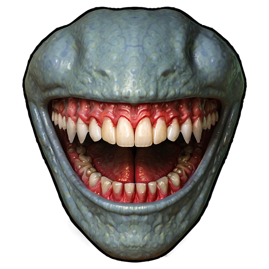 Scary Alien Mouth Png Vho PNG image