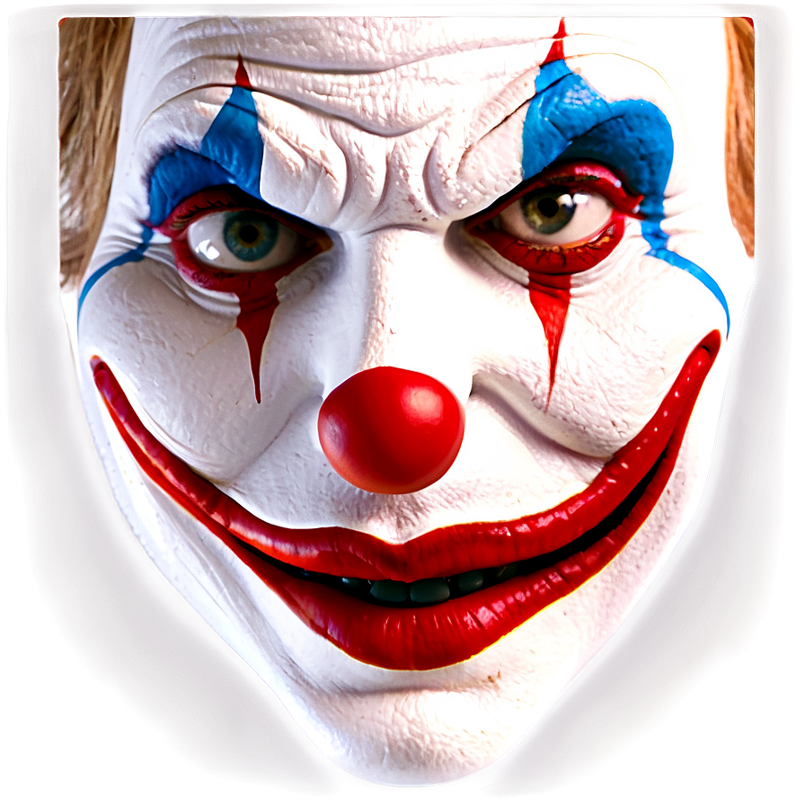 Scary Clown Face Png 05042024 PNG image