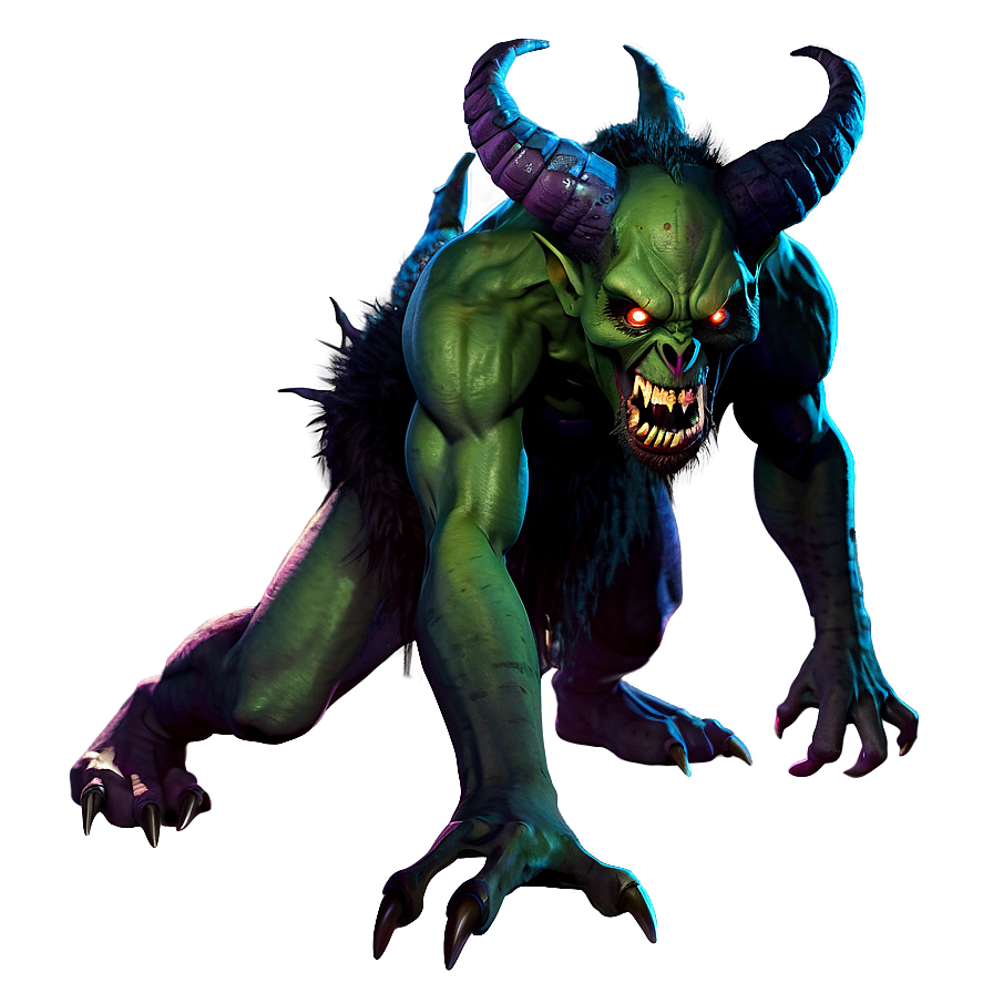 Scary Demon Artwork Png 41 PNG image