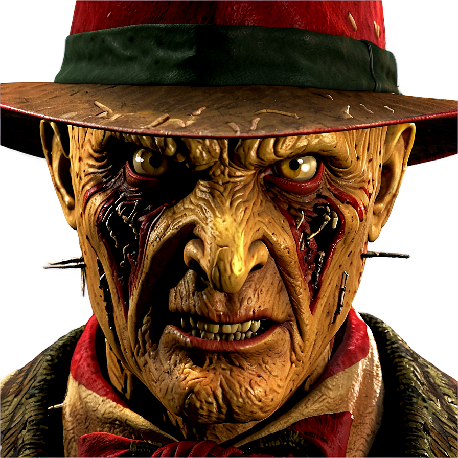 Scary Freddy Krueger Png 05232024 PNG image