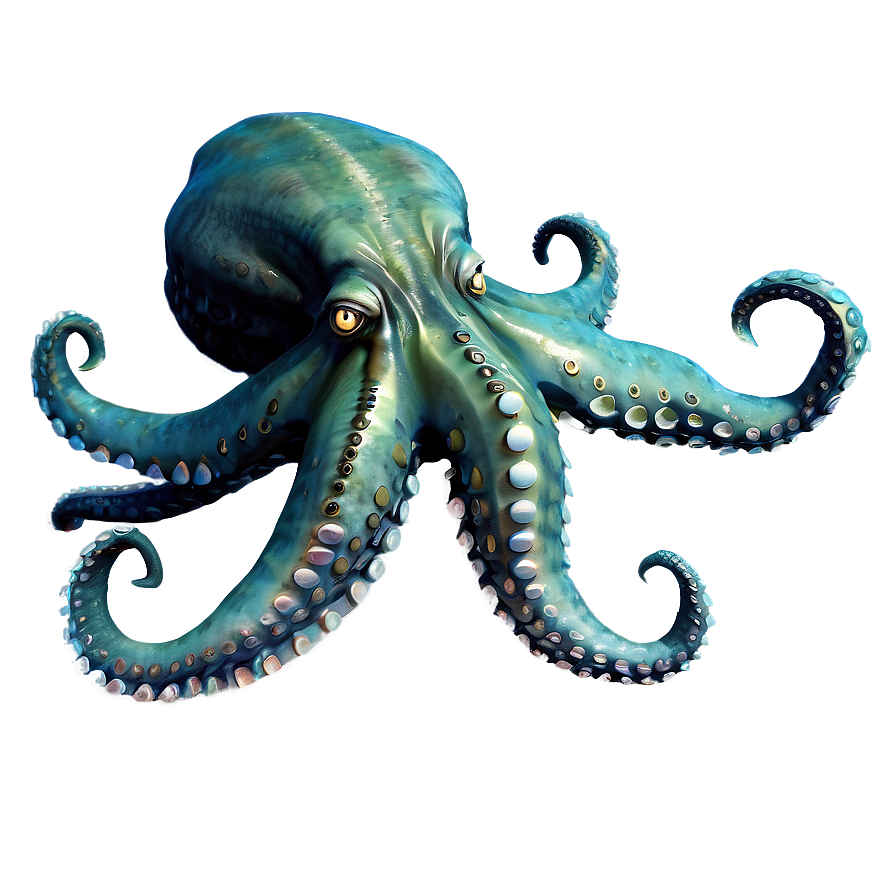 Scary Kraken Underwater Png Xjx96 PNG image