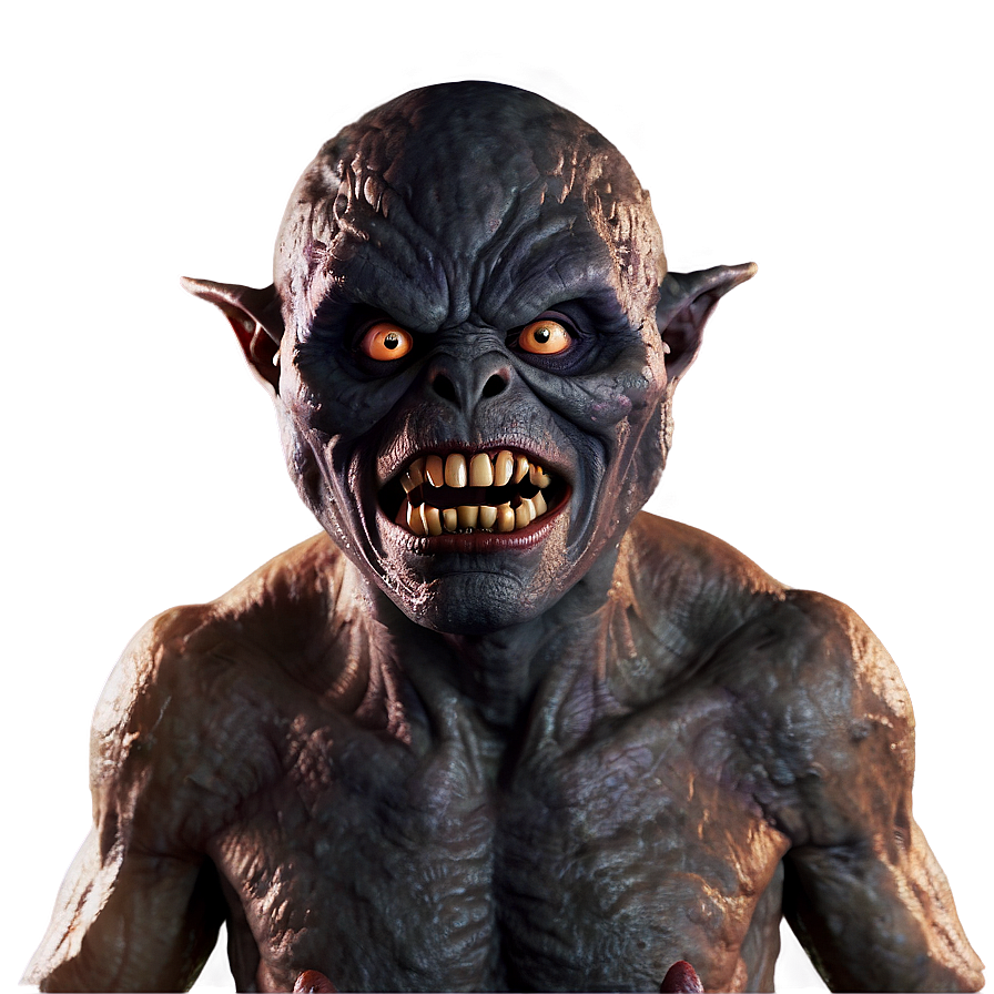 Scary Monster A PNG image