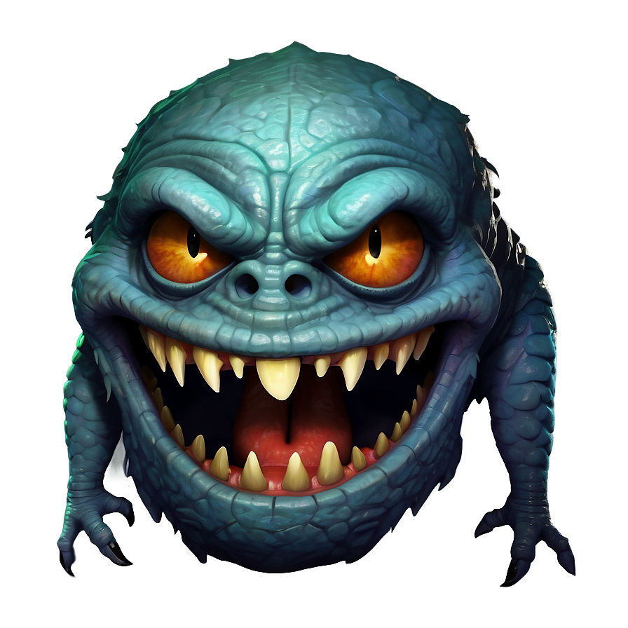 Scary Monster Cartoon Png Pmi PNG image