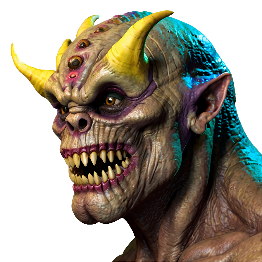 Scary Monster Profile Png Snx35 PNG image