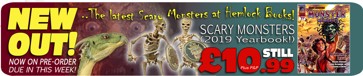 Scary Monsters Hemlock Books Banner PNG image