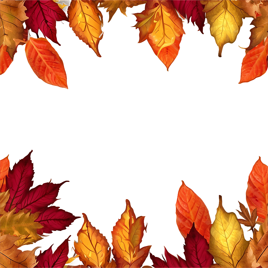 Scattered Fall Leaves Png 06292024 PNG image