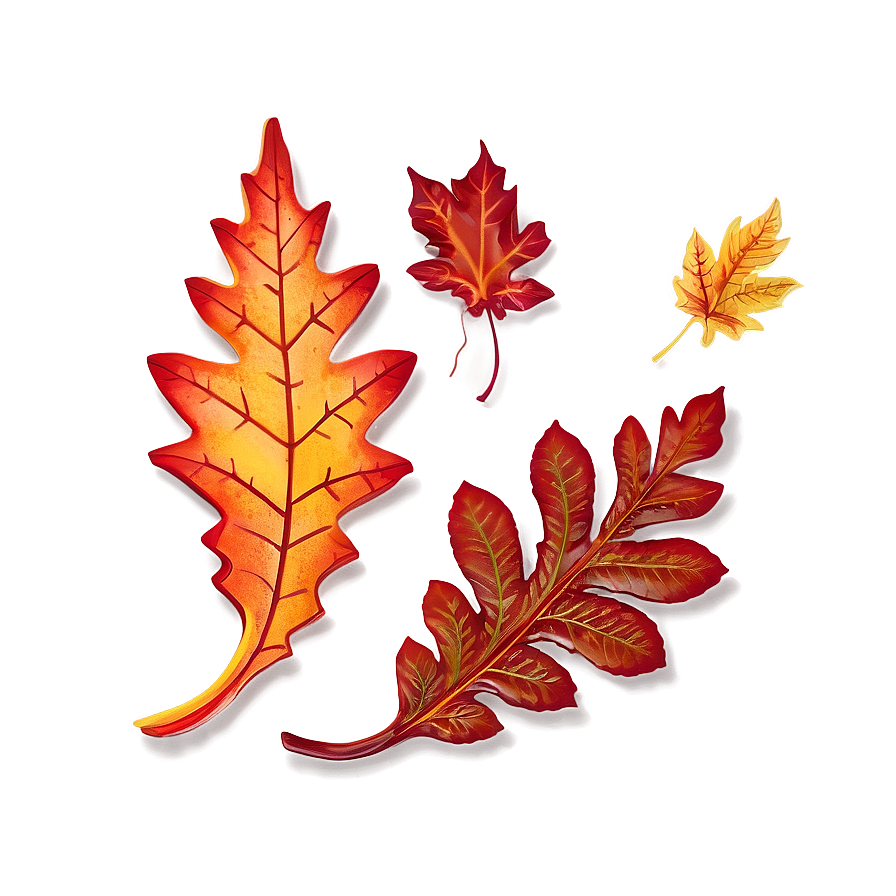 Scattered Fall Leaves Png 71 PNG image