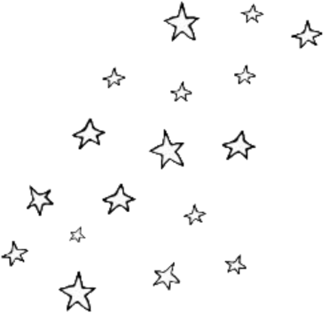 Scattered Stars Pattern Tumblr Background PNG image