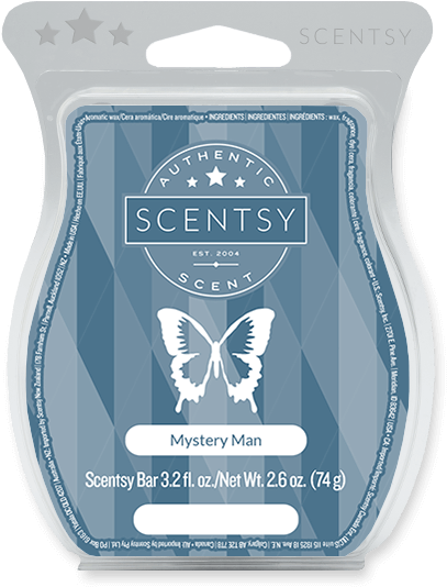 Scentsy Mystery Man Wax Bar Product PNG image