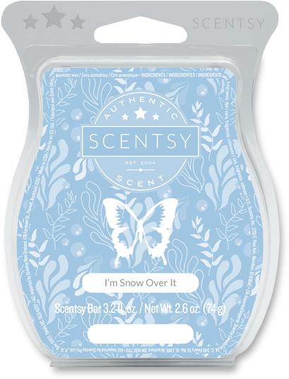 Scentsy Wax Bar Packaging Snow Over It PNG image