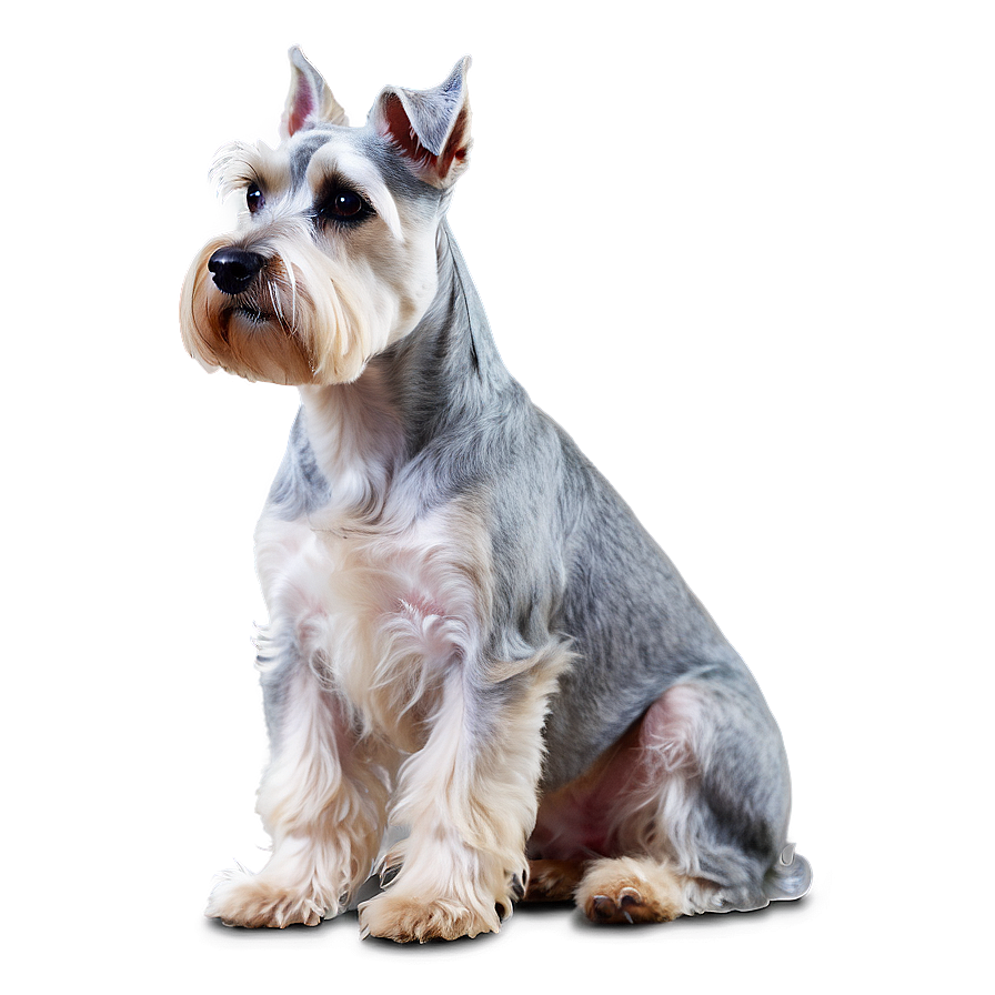 Schnauzer Guard Dog Pose Png Tex23 PNG image