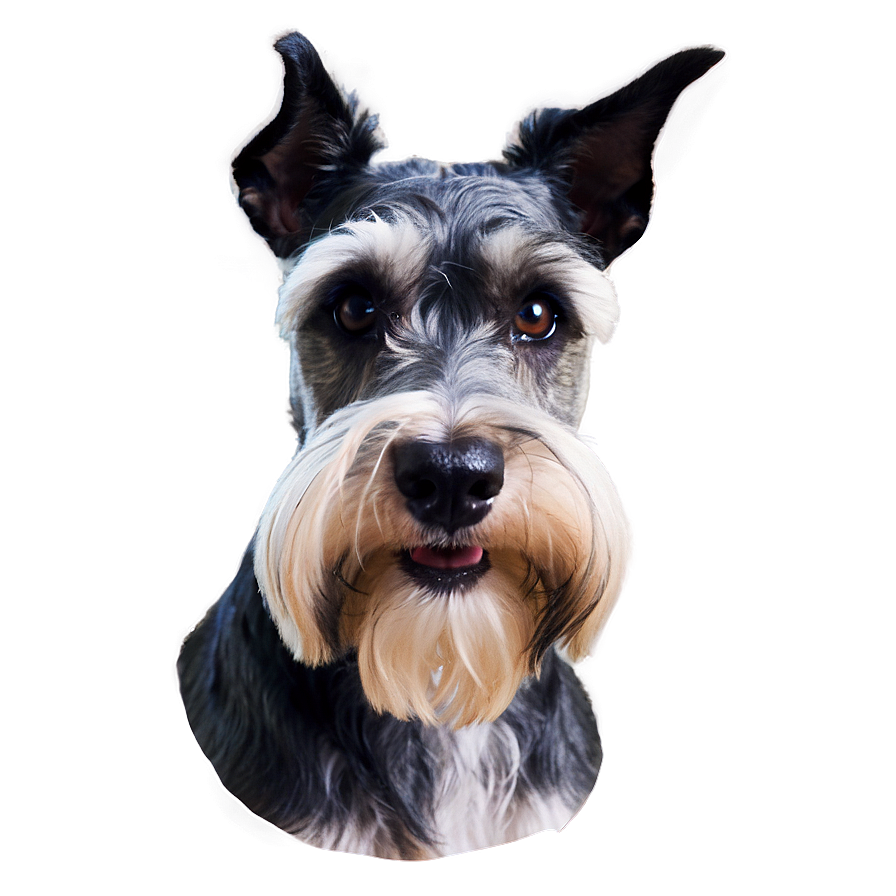 Schnauzer Head Tilt Png 06262024 PNG image