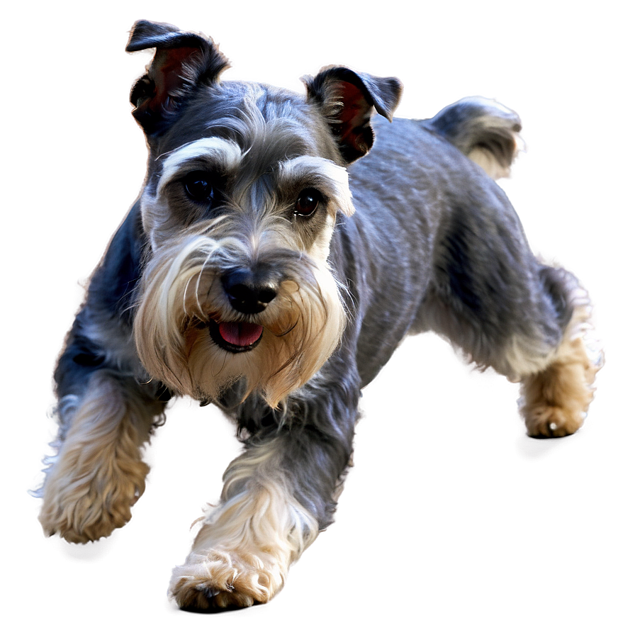 Schnauzer In Action Png Ykr90 PNG image