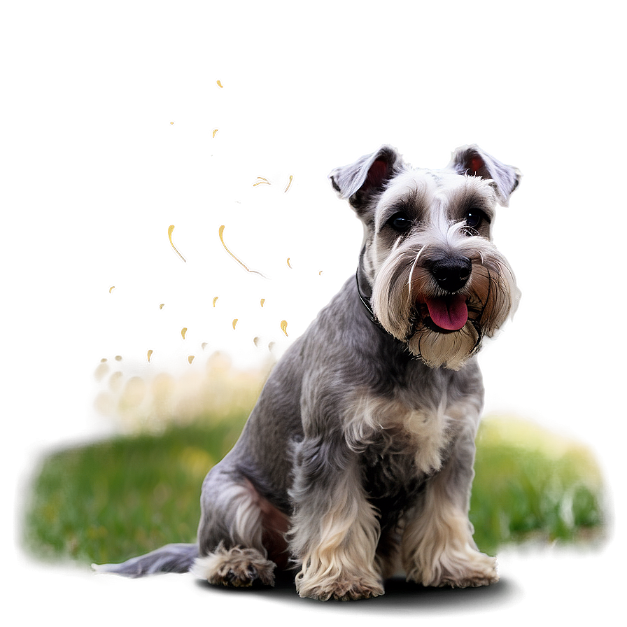 Schnauzer On A Walk Png 06262024 PNG image