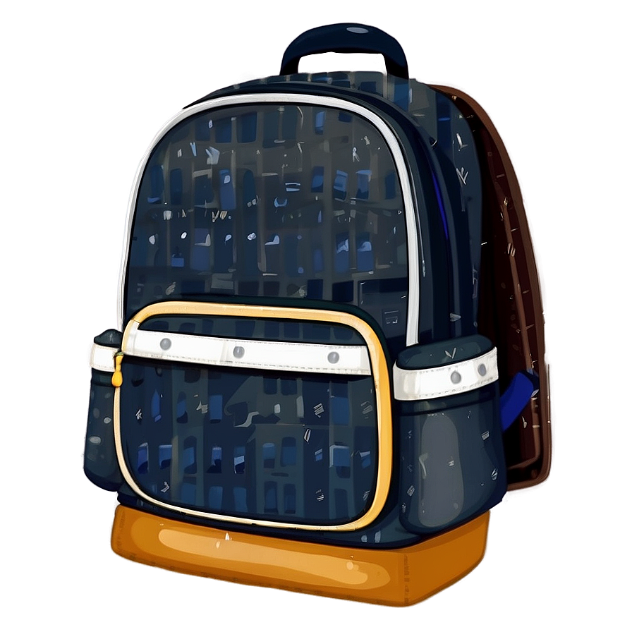 School Backpack Clipart Png Hsu36 PNG image