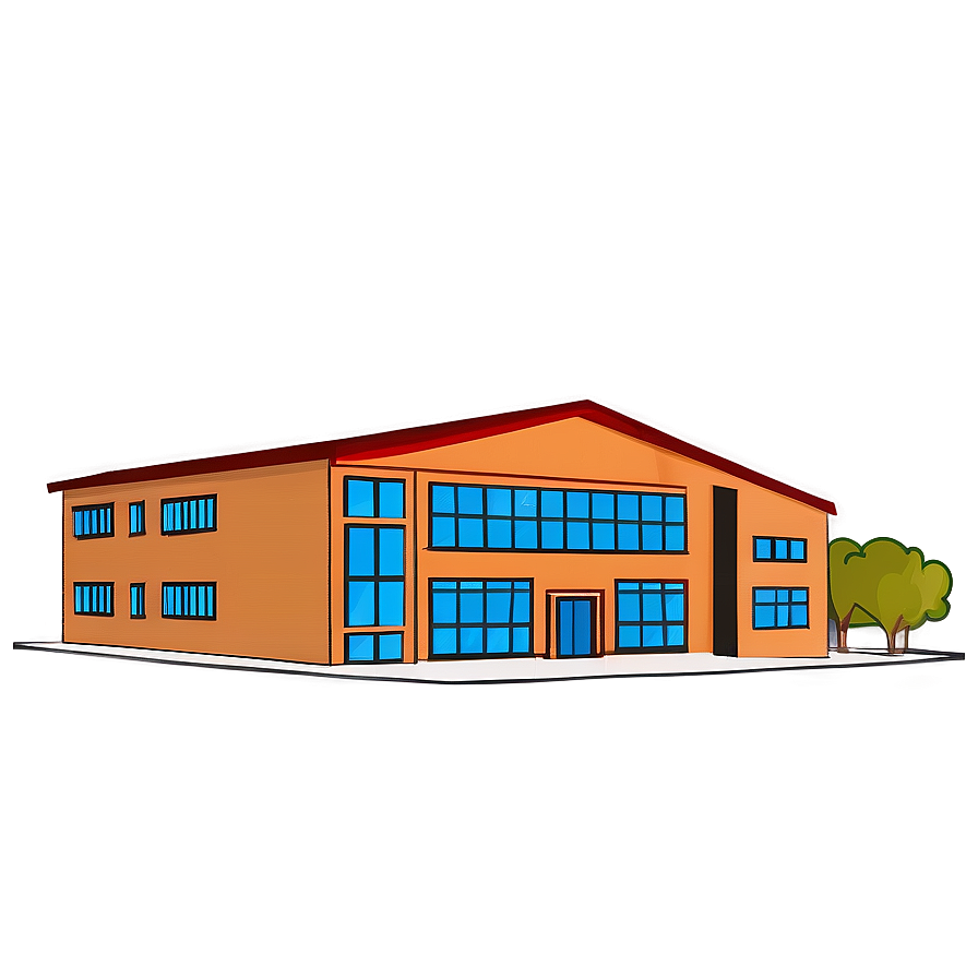 School Building Cartoon Png Kdd19 PNG image