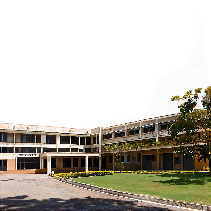 School Campus View Png Dbk PNG image