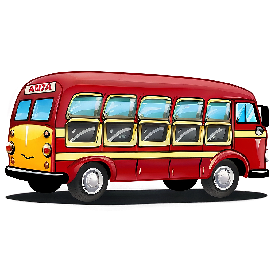 School Cartoon Bus Png Ttf PNG image