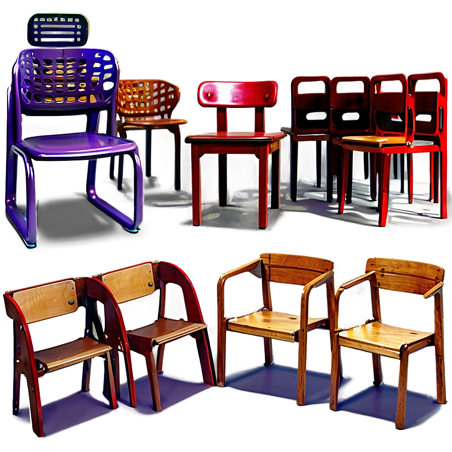 School Chair Collection Png Efa78 PNG image