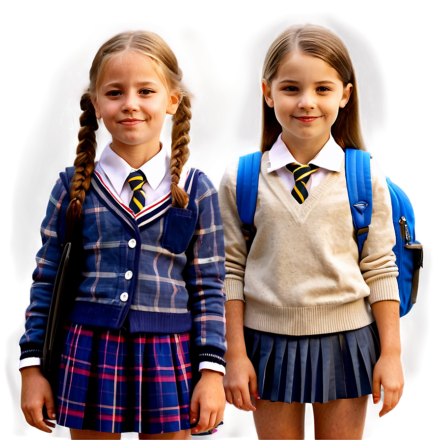 School Girl Character Png 50 PNG image