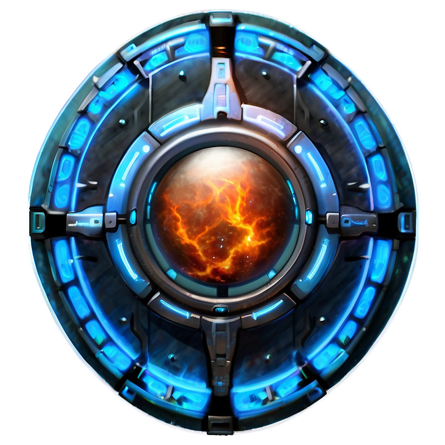 Sci-fi Portal Design Png Gbo PNG image