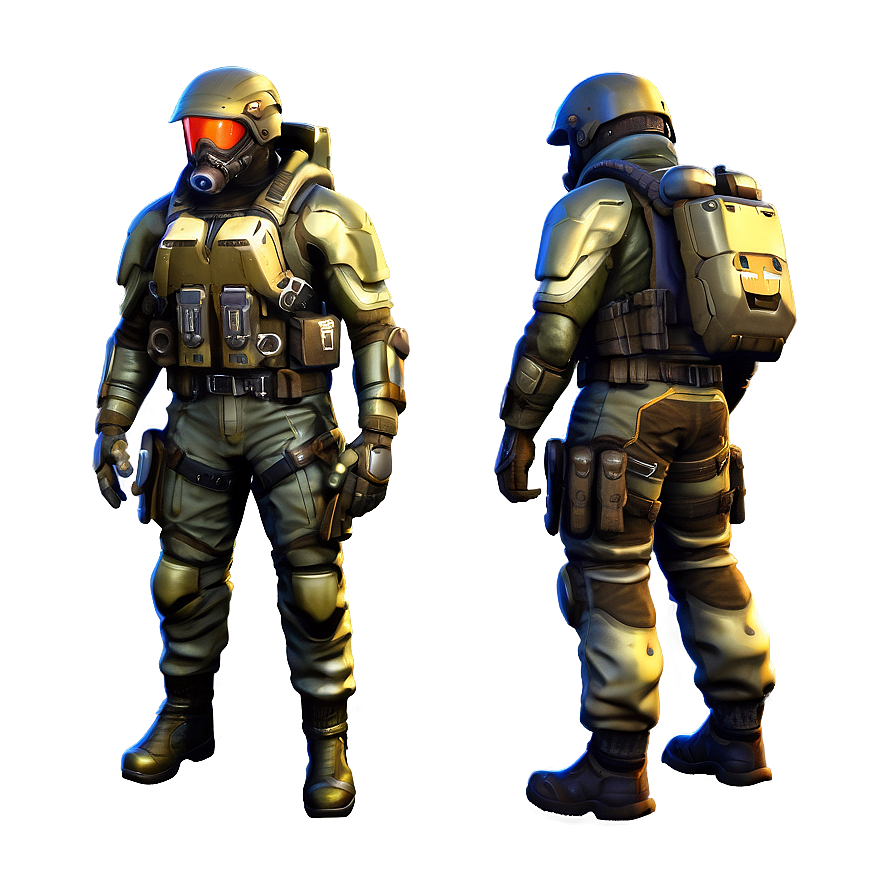 Sci-fi Soldier Art Png Sse PNG image