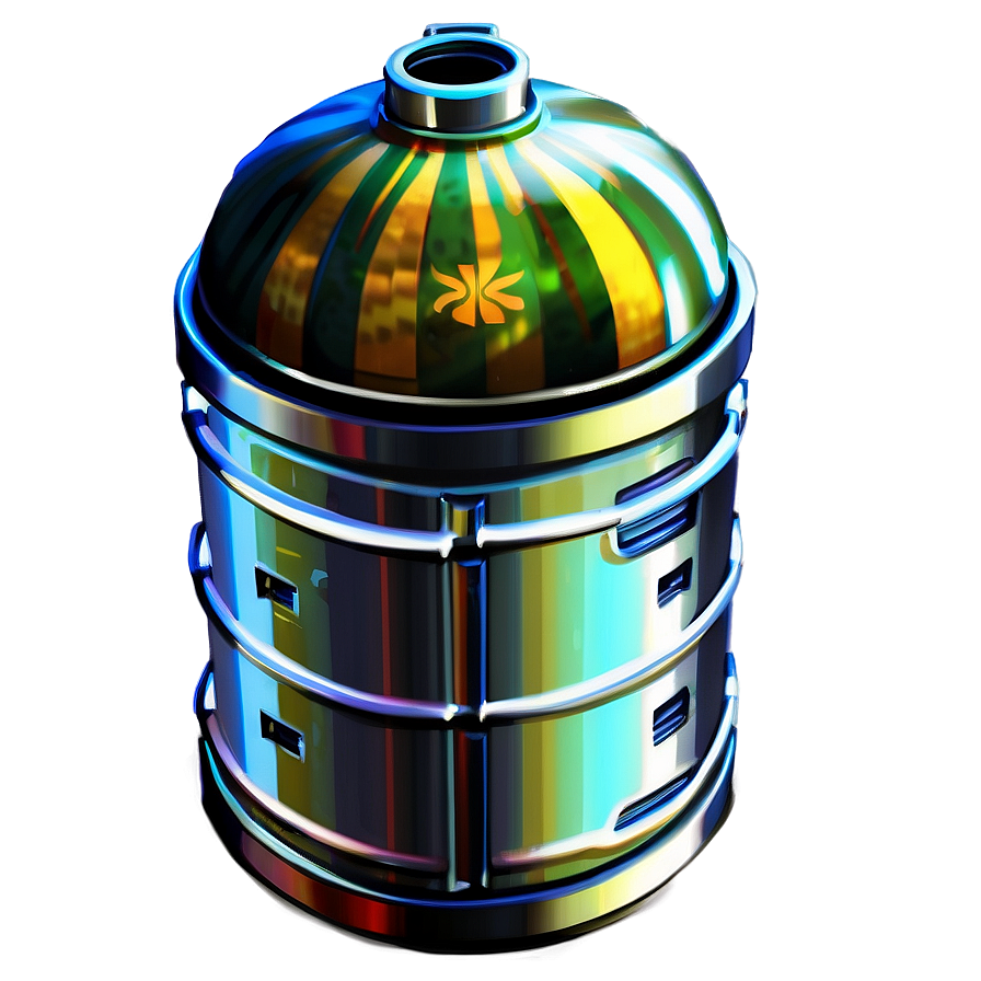 Sci-fi Toxic Container Png 06202024 PNG image