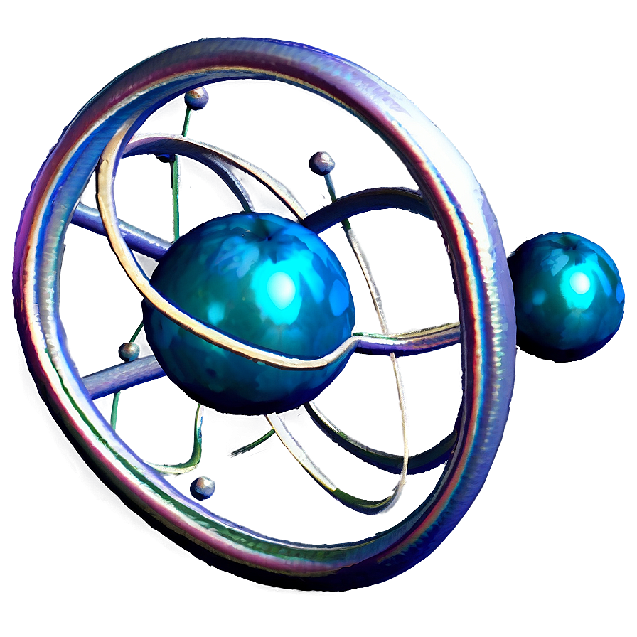 Science Atom Model Png Mtw8 PNG image