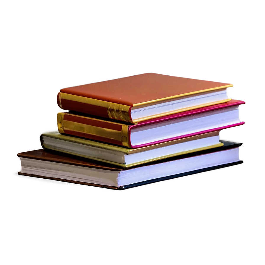 Science Books Pile Png 06212024 PNG image