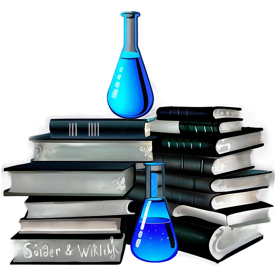 Science Books Pile Png Ooy13 PNG image