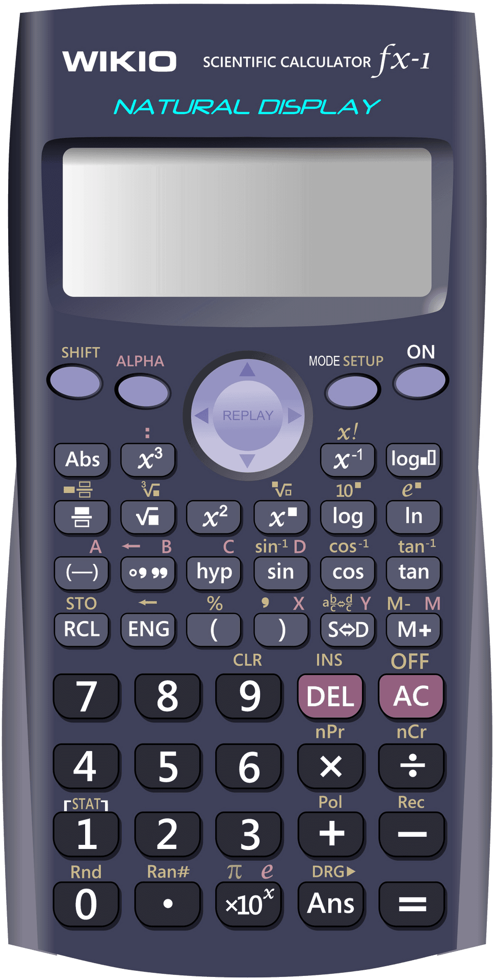 Scientific Calculator Natural Display PNG image