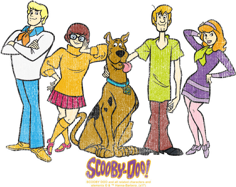 Scooby Doo Animated Characters PNG image