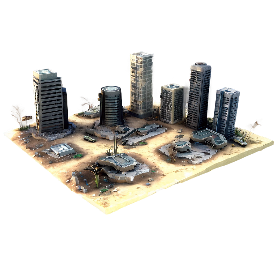 Scorched City Terrain Png 29 PNG image