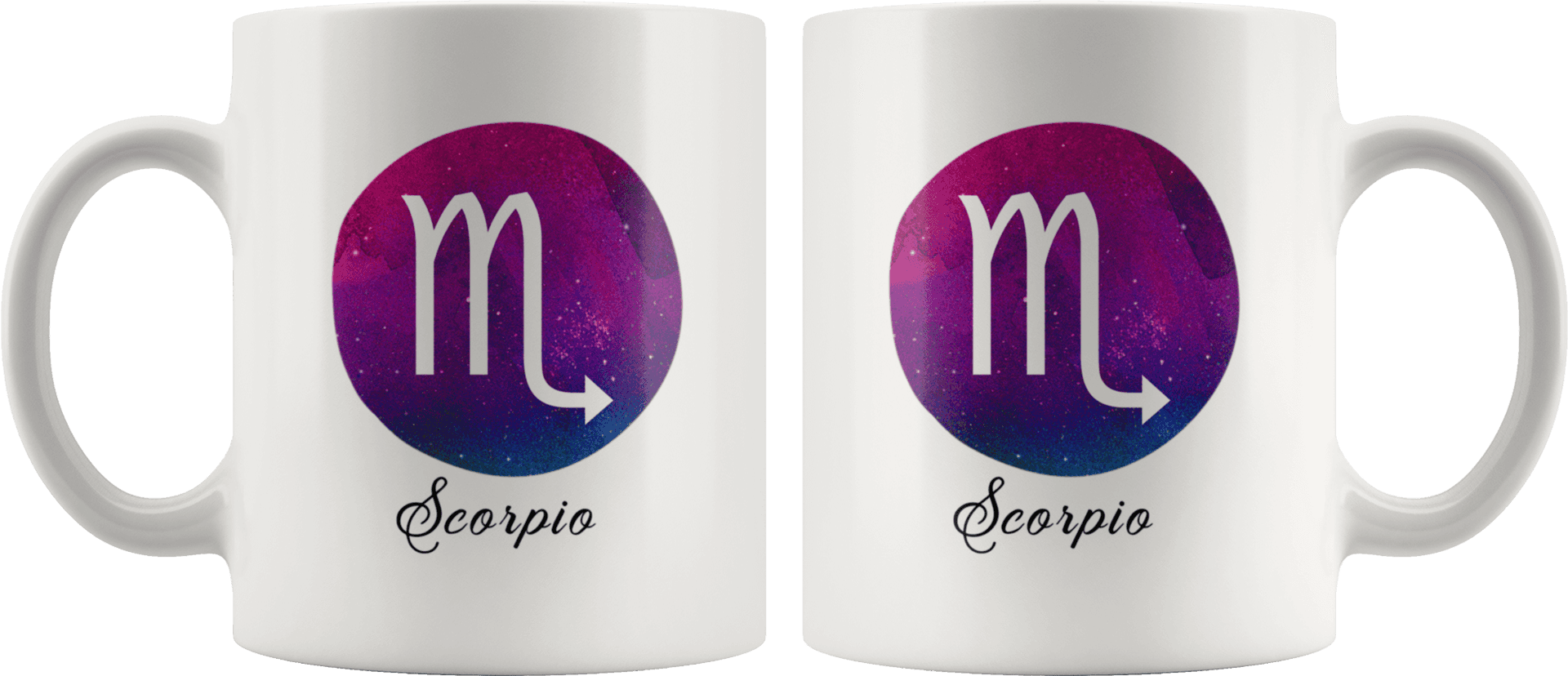 Scorpio Zodiac Sign Mugs PNG image