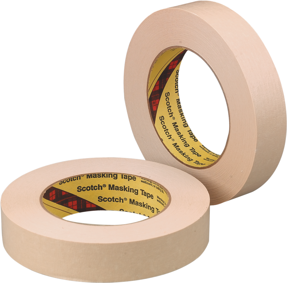 Scotch Masking Tape Rolls PNG image