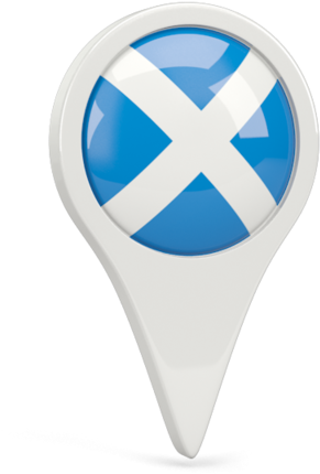 Scotland Location Pin Icon PNG image