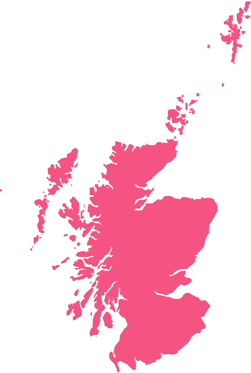 Scotland Map Silhouette PNG image