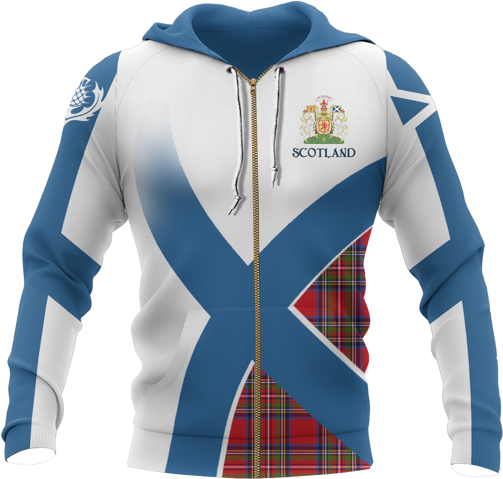 Scotland Themed Hoodie Design PNG image