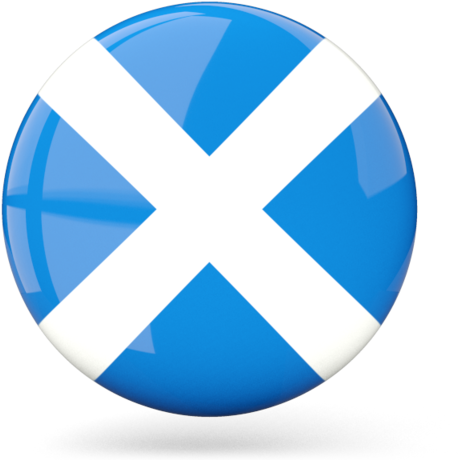Scottish Flag Badge Design PNG image