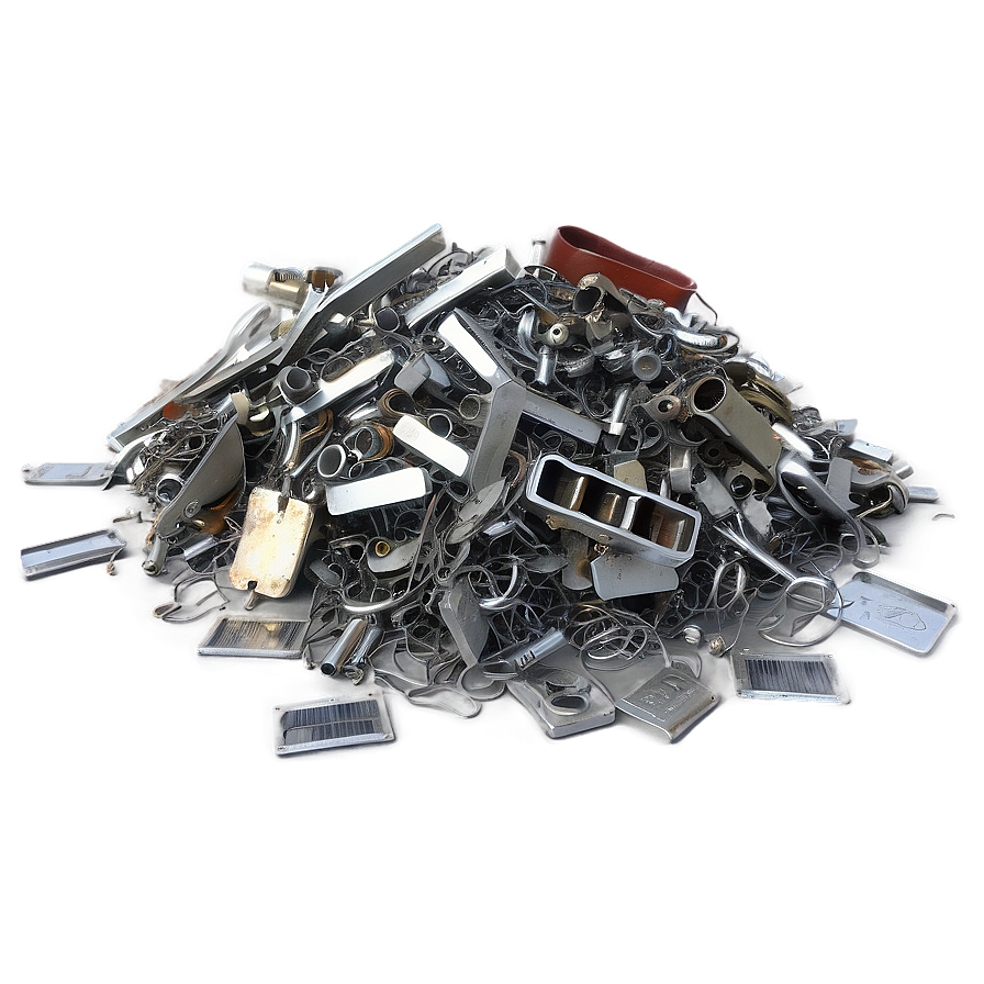 Scrap Metal Recycling Process Png Mky PNG image