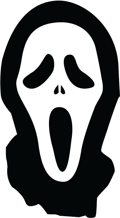Scream Mask Icon Silhouette PNG image