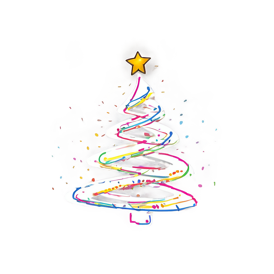 Scribble Christmas Tree Png Jdr62 PNG image