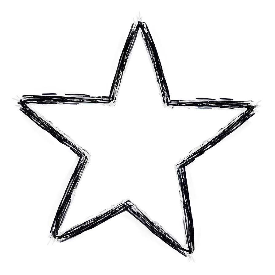 Scribble Star Symbols Png 06202024 PNG image