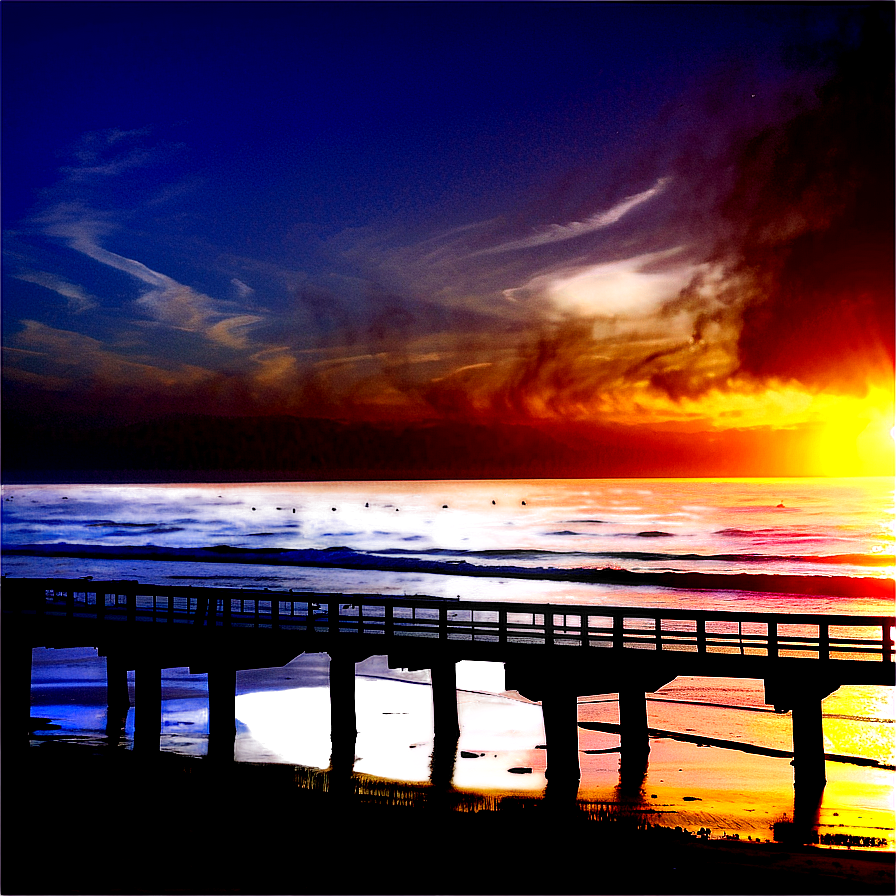 Scripps Pier La Jolla San Diego Png 06252024 PNG image