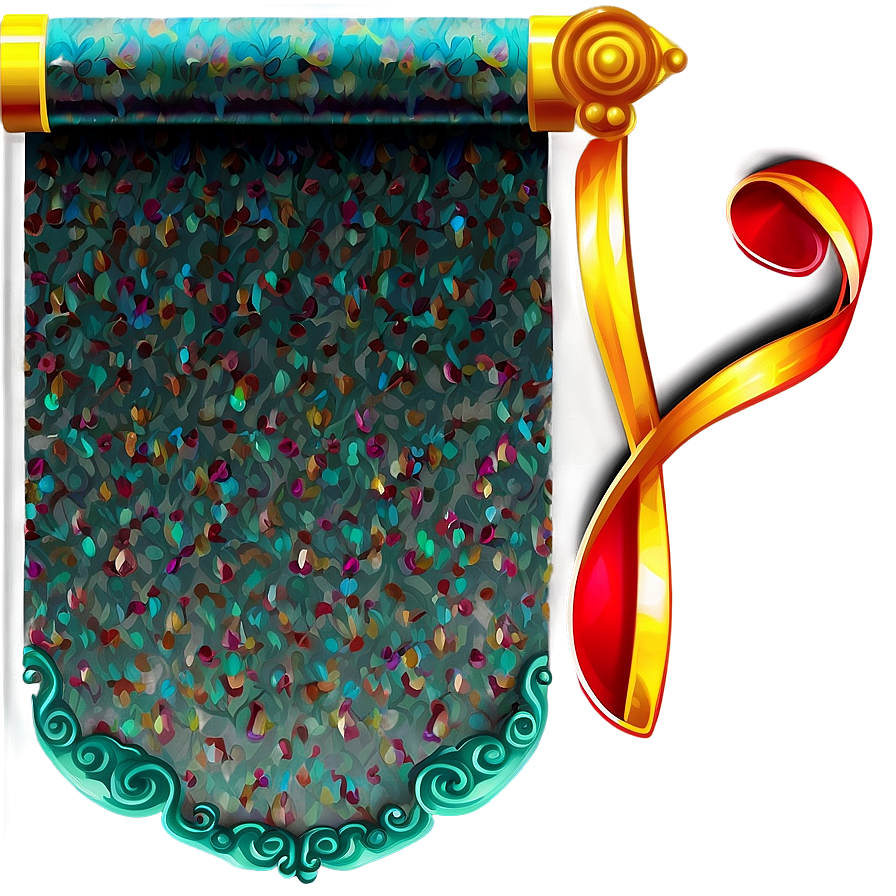 Scroll Banner D PNG image