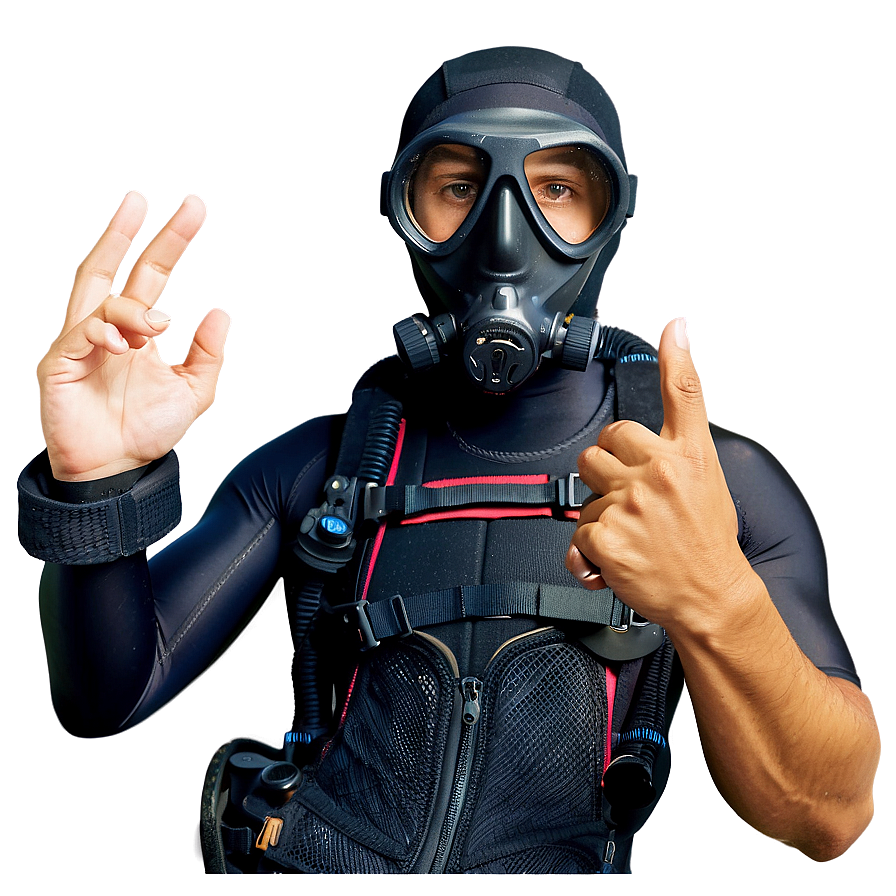 Scuba Diving Hand Signals Png 9 PNG image