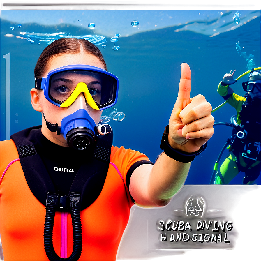 Scuba Diving Hand Signals Png Rqy PNG image