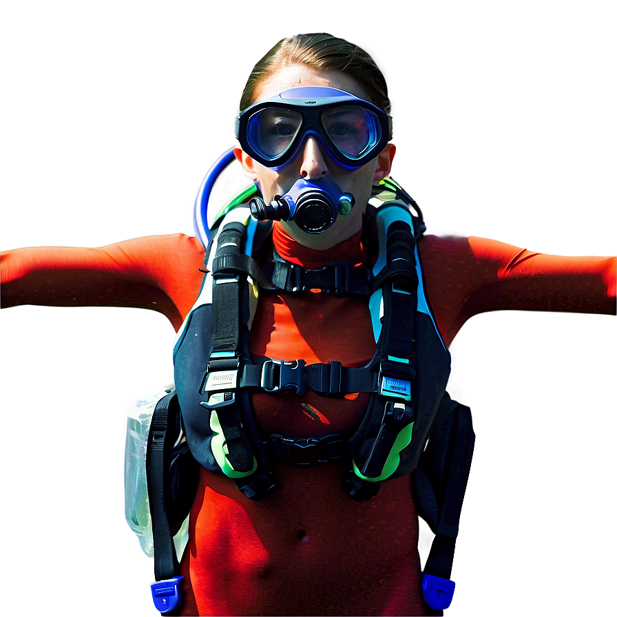 Scuba Diving In Blue Waters Png Uew PNG image