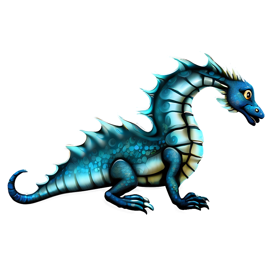 Sea Dragon Illustration Png 05032024 PNG image